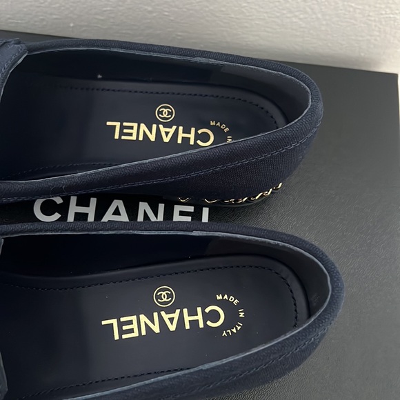 Authentic Chanel moccasins loafers size 38.5 - Picture 6 of 10